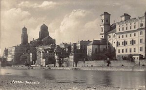 A222 Germany Passau Inn River vintage postcard
