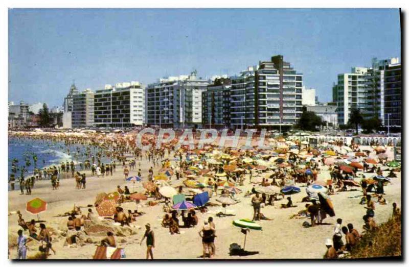 Postcard Modern Montevideo Playa Picotos