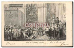 Old Postcard History Napoleon 1st Coronation of Napoleon & # 39empereur and c...