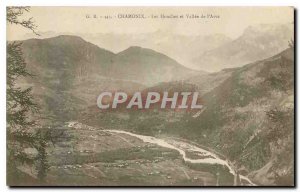 Old postcard Chamonix Les Houches and Valley of the Arve