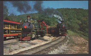 Train Tweetsie Railroad Blowing Rock, North Carolina tour Blue Ridge Mts Chrome