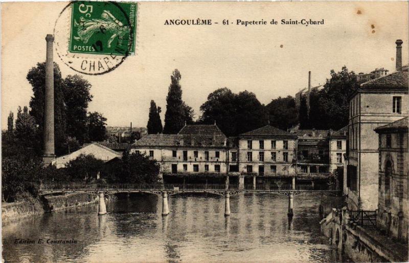 CPA ANGOULEME - Papeterie de St-Cybard (519170)