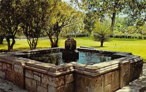 Memorial Fountain Alamo Garden - San Antonio, Texas TX  