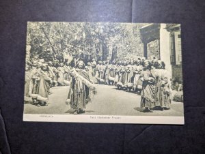 Mint Germany Colonial RPPC Postcard Tibet China Dance of Tibetan Women