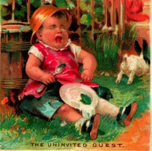 VTG The Great Atlantic & Pacific Tea Co Crying Baby The Uninvited Guest Rabbit