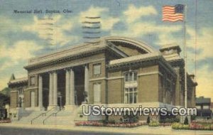 Memorial Hall - Dayton, Ohio