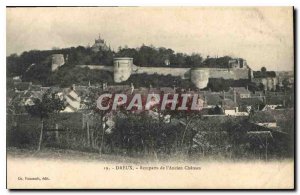 Old Postcard Dreux Ramparts of the Old Chateau