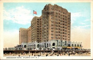 New Jersey Atlantic City Ambassador Hotel 1924 Curteich