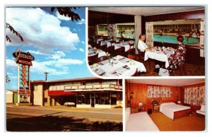 RAPID CITY, SD~ JENSEN'S MOTOR LODGE c1960s Pennington County Roadside Postcard