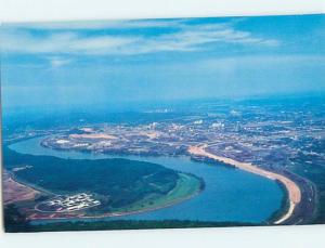 Unused Pre-1980 AERIAL VIEW Chattanooga Tennessee TN A4314@