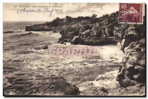 Old Postcard Royan Rocks has Vallieres