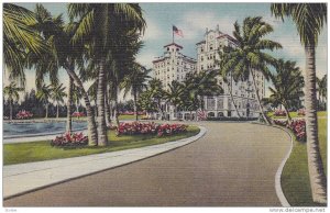 Street view,  Hotel Pennsylvania,  West Palm Beach,  Florida,  PU_1946