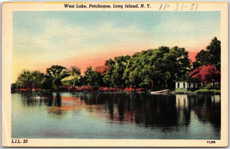 Westlake Pachogue Long Island New York City Thriving Village Summer ...