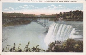 New York Niagara American Falls and Steel Arch Bridge