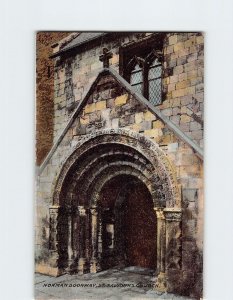 Postcard Norman Doorway St. Saviours Church