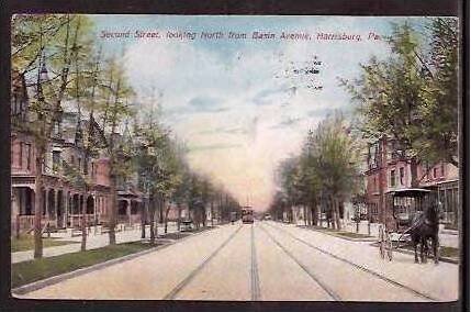 PA Harrisburg Second Street 1909