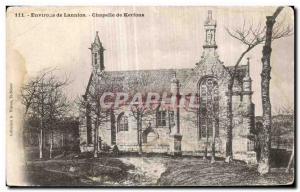 Old Postcard surroundings Lannion Chapel Kerfons