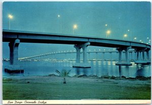 Postcard - San Diego-Coronado Bridge - California