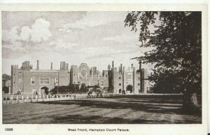 Middlesex Postcard - Hampton Court Palace - West Front - TZ12310