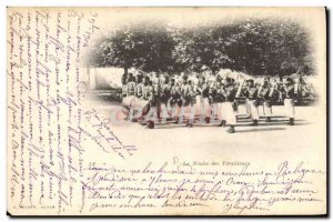 Old Postcard Militaria La Nouba Skirmishers