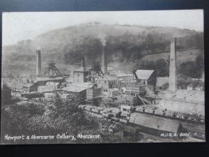 Glamorgan: NEWPORT & ABERCARNE COLLIERY c1908