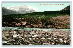 c. 1910 Birds Eye View Of Skagway Alaska Postcard P14 