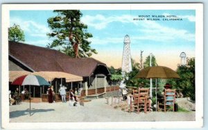 MT. WILSON, California CA ~ MOUNT WILSON HOTEL  ca 1920s  Postcard