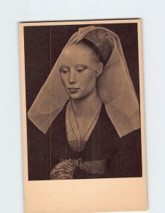 Postcard Portrait Of A Lady By Weyden, National Gallery Of Art, Washington, D.C.