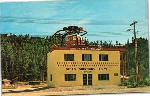 Big Rock Aerial Tramway, Black Hills, Custer, South Dakota postcard