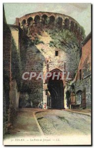 Old Postcard Dinan Jerzual Gate