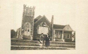 C-1918 Church debt clearing Campaign women RPPC Photo Postcard 22-7729