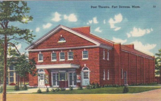 Massachusetts Fort Devens Post Theatre 1952