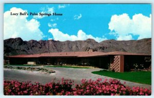 3 Postcards PALM SPRINGS, CA Homes of LIBERACE, LUCILLE BALL, DEBBIE REYNOLDS