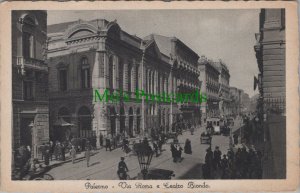 Italy Postcard - Palermo, Via Roma e Teatro Riondo  RS34073