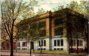 Postcard The Grammar School in South Bend, Indiana~138671
