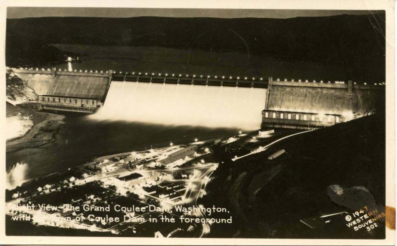 WA - Grand Coulee Dam  *RPPC