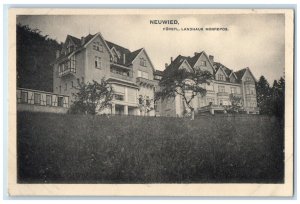 c1940's Princely Country House Monrepos Neuwied Germany Vintage Postcard