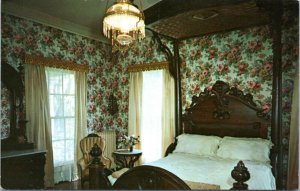 postcard Birmingham AL - Arlington Ante-Bellum Home and Gardens - Master Bedroom