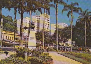 Brasil Petropolis Dom Pedro II Square with a Monument to the Expeditionary