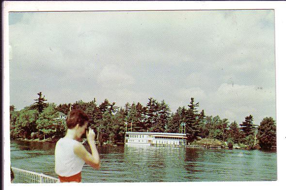 Pretty Passanger, Thousand Islands Cruise Boat, Ontario, Used Belleville Cancel