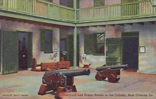 Courtyard And Prison Rooms In The Cabildo New Orleans Louisiana