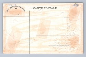 MANCHURIA RAILWAY EXPRESS TRAIN DAIREN & KWANCHENGTZU CHINA POSTCARD (c.1910)