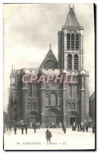 Postcard Old Saint Denis Abbey