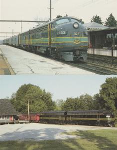 Reading Railway System FP-7A Unit No. 903 Locomotive Train Postcards Lot of 2