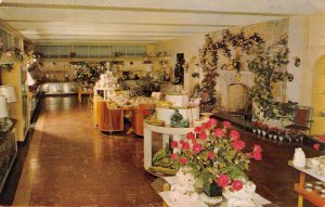 Providence Rhode Island Artificial Flower Co Interior Vintage Postcard K62408