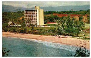 Kauai Surf Hotel on Kalapaki Beach Hawaii Vtg Postcard