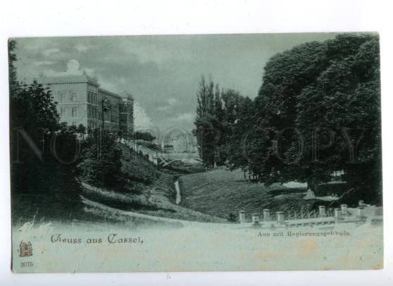 172133 GERMANY GRUSS aus CASSEL Vintage RPPC 1898 to Ukraine