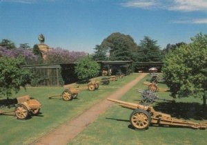 Johannesburg WW1 Howitzer Tanks South Africa Military Museum Postcard