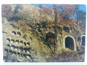 The Thousand Buddha Cliff on the Qixia Mountains Vintage Postcard