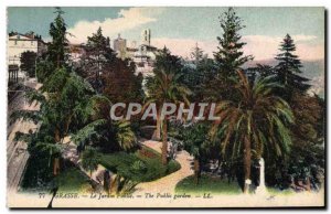 Old Postcard Grasse The Public Garden